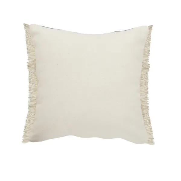 Pillows-Kirkland's Home Denim Blue Braided Stripe Throw Pillow, 20 In. Blue/Tan/Ivory