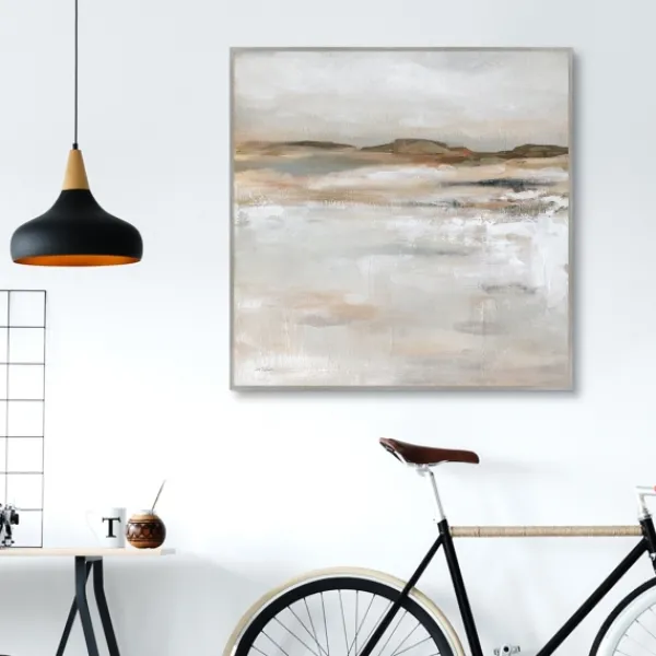 Canvas Art-Kirkland's Home Desert Floor Framed Canvas Art Print Gray
