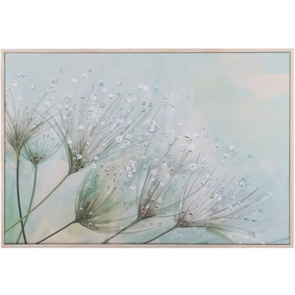 Framed Art-Kirkland's Home Dewdrop Colors Framed Art Print White/Blue/Green/Black