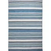 Outdoor Rugs-Kirkland's Home Dhurri Stripe Indoor/Outdoor Area Rug, 5X7 Blue