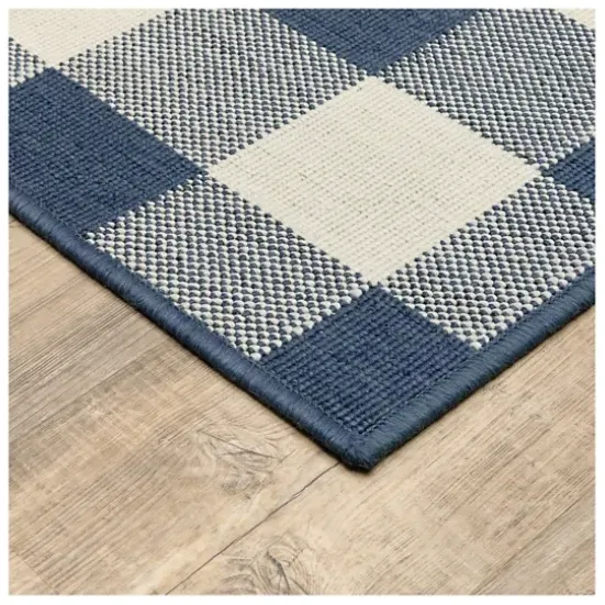 Outdoor Rugs-Kirkland's Home Diamond Chevron Outdoor Area Rug, 5X7 Brown