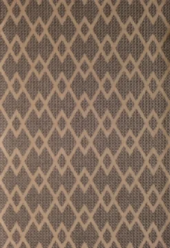 Outdoor Rugs-Kirkland's Home Diamond Chevron Outdoor Area Rug, 6X9 Brown