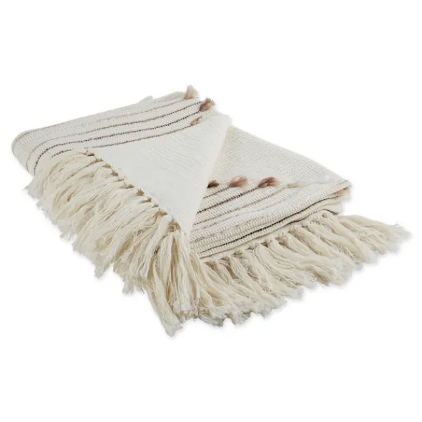 Blankets & Throws-Kirkland's Home Diamond Cut Throw Brown