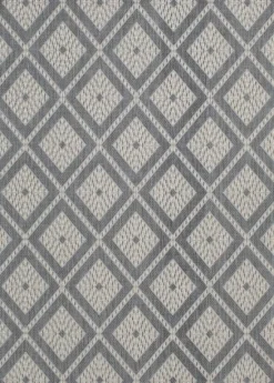 Outdoor Rugs-Kirkland's Home Diamond Lava Indoor/Outdoor Area Rug, 5X7 Blue