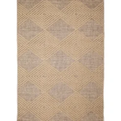 Outdoor Rugs-Kirkland's Home Diamond Sisal Outdoor Area Rug, 7X10 Tan