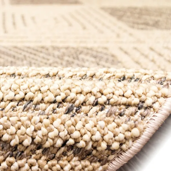 Outdoor Rugs-Kirkland's Home Diamond Sisal Outdoor Area Rug, 7X10 Tan