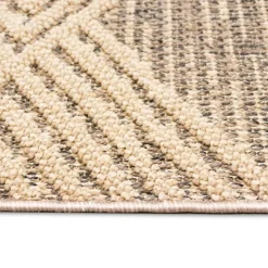Outdoor Rugs-Kirkland's Home Diamond Sisal Outdoor Area Rug, 7X10 Tan