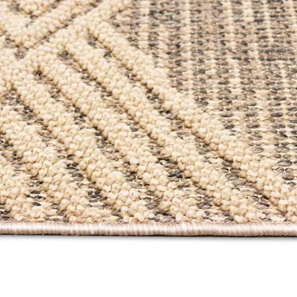Outdoor Rugs-Kirkland's Home Diamond Sisal Outdoor Area Rug, 7X10 Tan