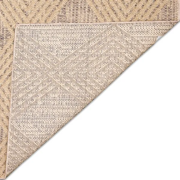 Outdoor Rugs-Kirkland's Home Diamond Sisal Outdoor Area Rug, 7X10 Tan
