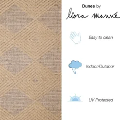 Outdoor Rugs-Kirkland's Home Diamond Sisal Outdoor Area Rug, 7X10 Tan