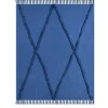 Blankets & Throws-Kirkland's Home Diamond Tufted Cotton Throw Blue