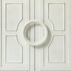 Cabinets & Sideboards-Kirkland's Home Dietrich Wood 4-Door Sideboard White