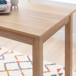 Dining Tables-Kirkland's Home Distressed Acacia Brown Wood Bar Table Tan