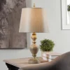 Table Lamps-Kirkland's Home Distressed And Cream Table Lamp Gray