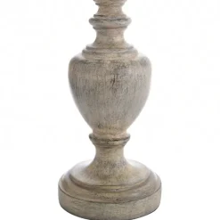 Table Lamps-Kirkland's Home Distressed And Cream Table Lamp Gray