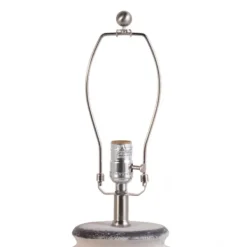 Table Lamps-Kirkland's Home Distressed And Gray Ceramic Table Lamp White