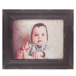 Picture Frames-Kirkland's Home Distressed Barnwood Farmhouse Frame, 8X10 Brown