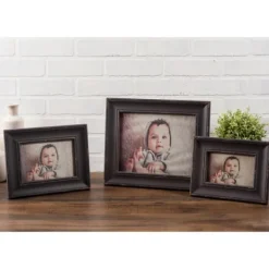 Picture Frames-Kirkland's Home Distressed Barnwood Farmhouse Frame, 8X10 Brown
