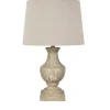 Table Lamps-Kirkland's Home Distressed Brown Table Lamp Ivory