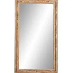 Decorative Mirrors-Kirkland's Home Distressed Brown Wooden Frame Wall Mirror