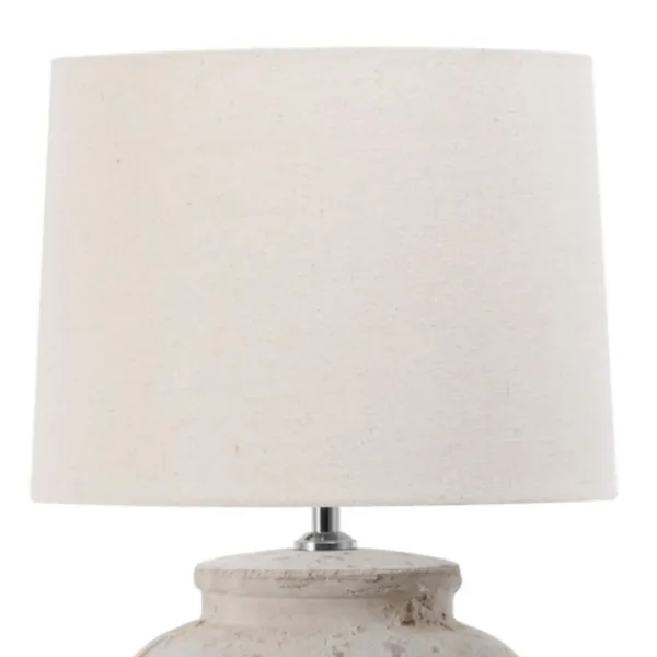 Table Lamps-Kirkland's Home Distressed Ceramic Table Lamp White