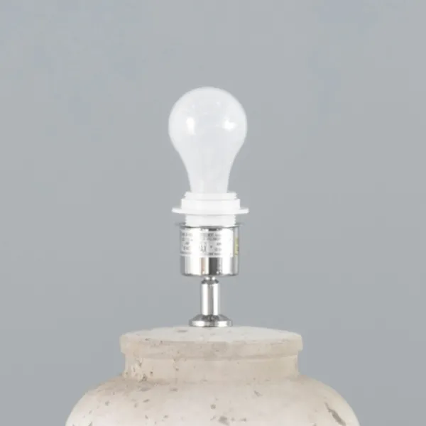 Table Lamps-Kirkland's Home Distressed Ceramic Table Lamp White