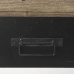 Console Tables-Kirkland's Home Distressed Farmhouse 3-Drawer Console Table