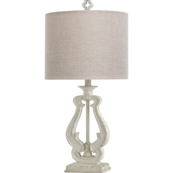 Table Lamps-Kirkland's Home Distressed French Farmhouse Table Lamp White