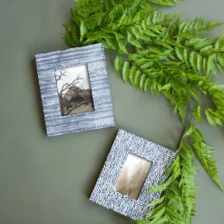 Picture Frames-Kirkland's Home Distressed Gray Diamond Picture Frame, 4X6