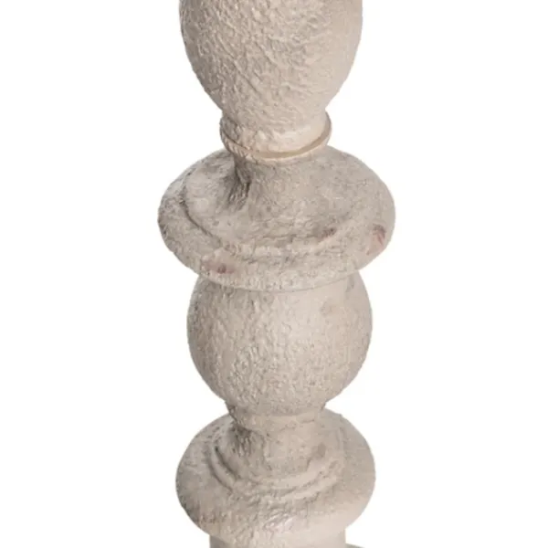 Floor Lamps-Kirkland's Home Distressed Gray Finish Floor Lamp White