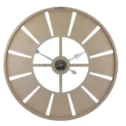 Clocks-Kirkland's Home Distressed Gray Wood Wall Clock