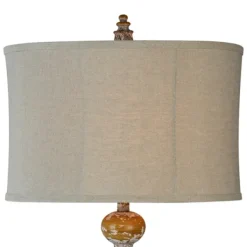 Table Lamps-Kirkland's Home Distressed Natural Table Lamp Tan