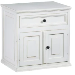 Nightstands-Kirkland's Home Distressed Nightstand White
