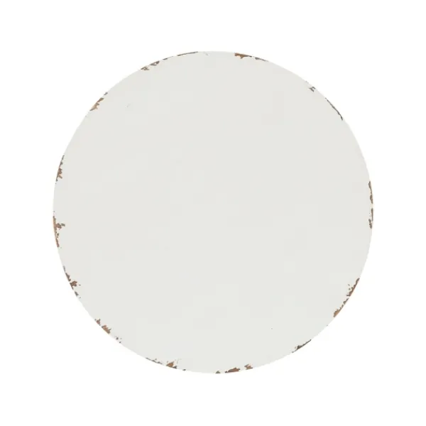 Accent & End Tables-Kirkland's Home Distressed Scrollwork Accent Table White