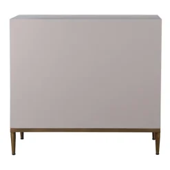 Cabinets & Sideboards-Kirkland's Home Distressed Taupe And Gray 2-Door Cabinet