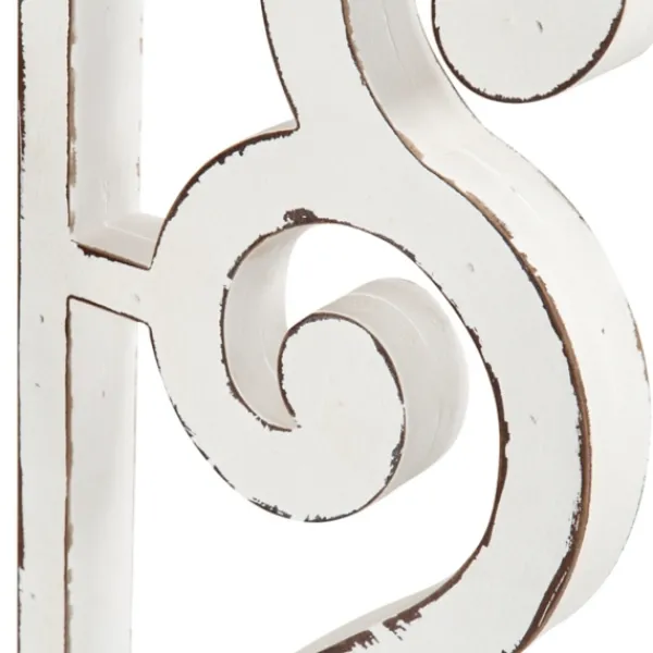 Console Tables-Kirkland's Home Distressed White And Brown Wood Console Table White/Tan
