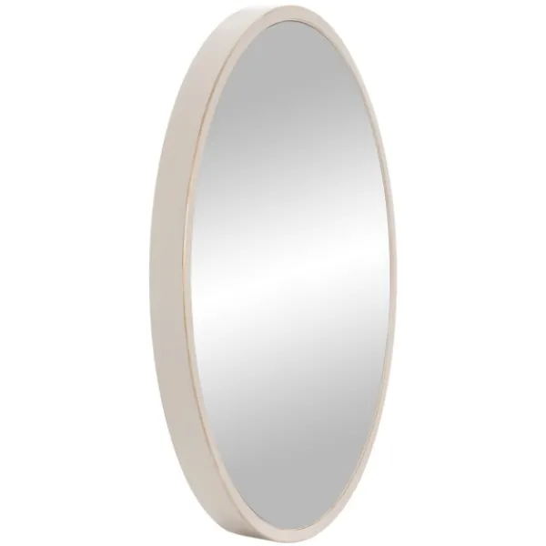 Decorative Mirrors-Kirkland's Home Distressed White Metal Wall Mirror