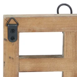 Hooks-Kirkland's Home Distressed White Wood And Metal Wall Hooks