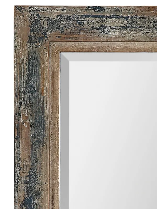 Decorative Mirrors-Kirkland's Home Distressed Wood Frame Wall Mirror