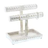 Decorative Accents-Kirkland's Home Distressed Wood Jewelry Stand Silver