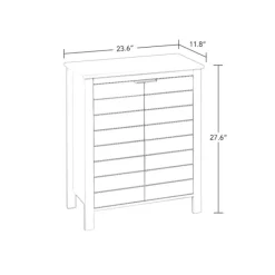 Bathroom Furniture-Kirkland's Home 2-Door Floor Cabinet Gray