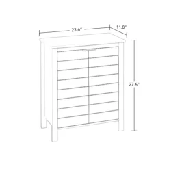 Bathroom Furniture-Kirkland's Home 2-Door Floor Cabinet Gray