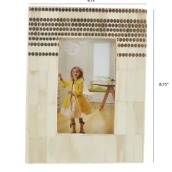 Picture Frames-Kirkland's Home Dotted Wide Border Picture Frame, 4X6