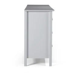 Dressers & Chests-Kirkland's Home Dove Brazilian Pine Wood Dresser Gray