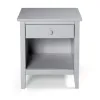 Nightstands-Kirkland's Home Dove Brazilian Pine Wood Nightstand Gray