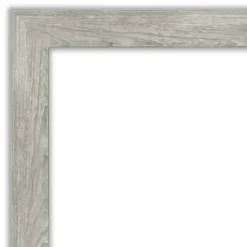 Decorative Mirrors-Kirkland's Home Dove Gray Scoop Frame Beveled Mirror, 22X26 In.