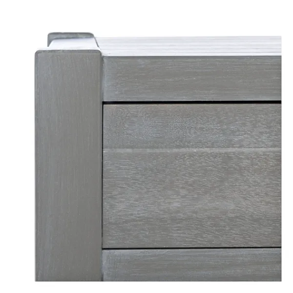 Console Tables-Kirkland's Home Dove Turned Leg Rustic Console Table Gray