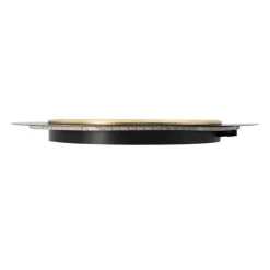 Decorative Mirrors-Kirkland's Home Drew Ii Black And Gold Round Led Mirror