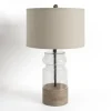 Table Lamps-Kirkland's Home Driftwood And Glass Table Lamp Tan