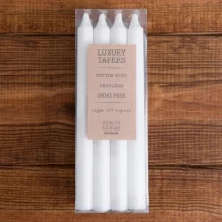 Candles-Kirkland's Home Dripless Taper Candles, Set Of 8 White